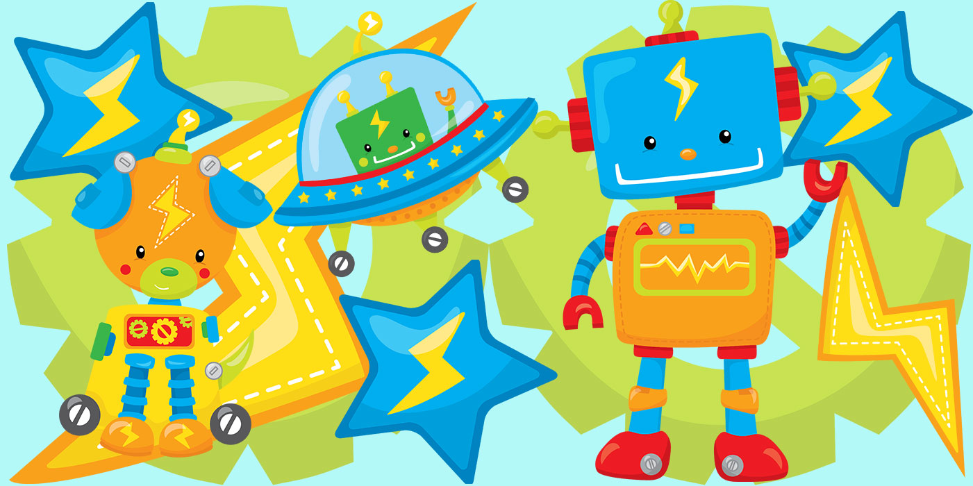 Robot Party Header